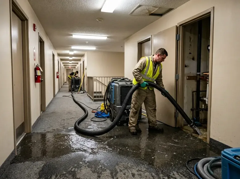 multi-unit-apartment-hallway-f-005 — frequently asked questions, Emergency Burst Pipe Water Extraction & Removal in Canyon L…